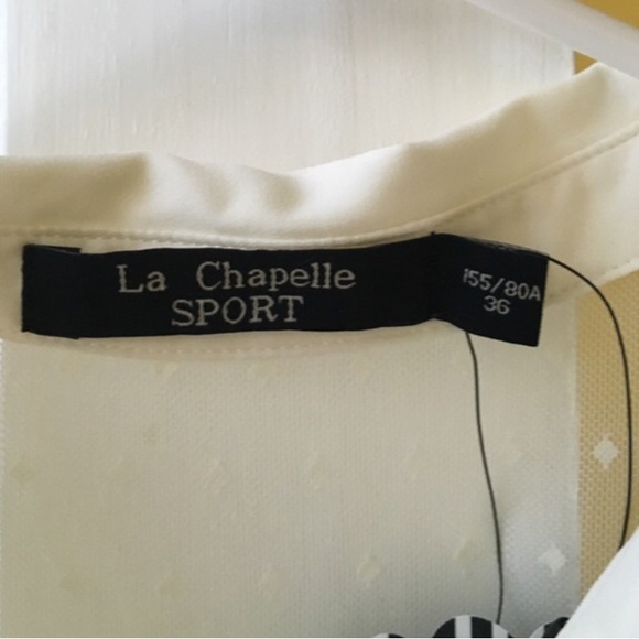 Flowy ivory button down tank - Picture 3 of 3