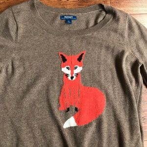 Old Navy Sweaters - Brown Old Navy Fox sweater Old Navy Sweaters - Brown Old Navy Fox sweater