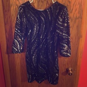 Sz 6 sequin mini dress