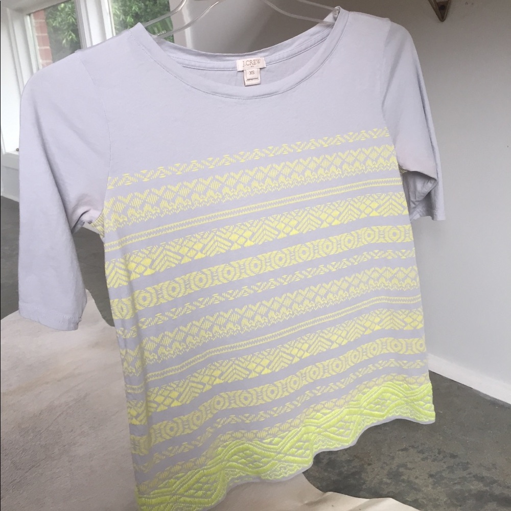 J Crew cotton embroidered shirt
