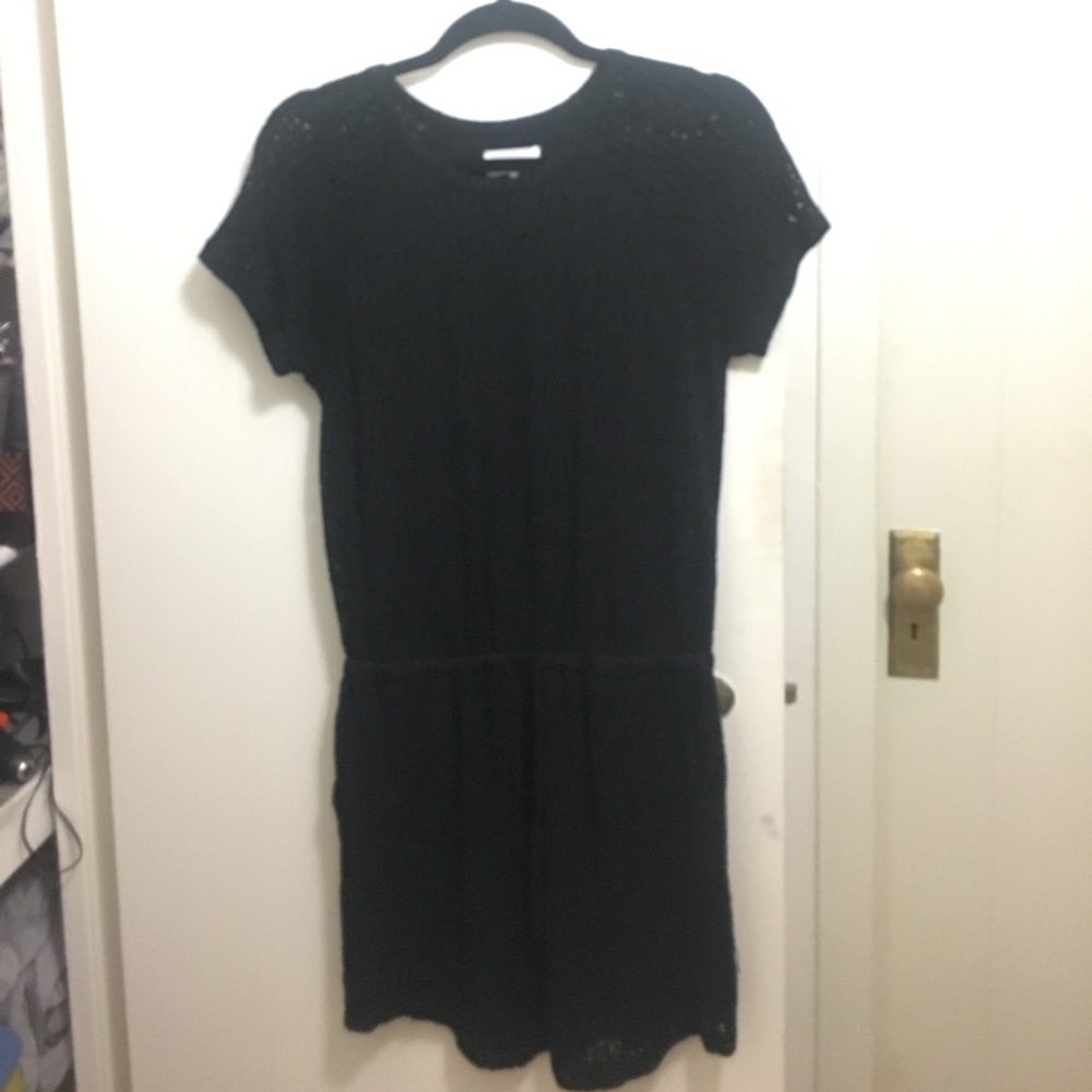 Black dress with pockets