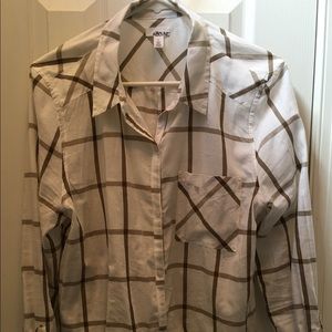 Abound flannel button up shirt