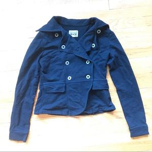 Converse Sweatshirt Blazer Jacket with Buttons