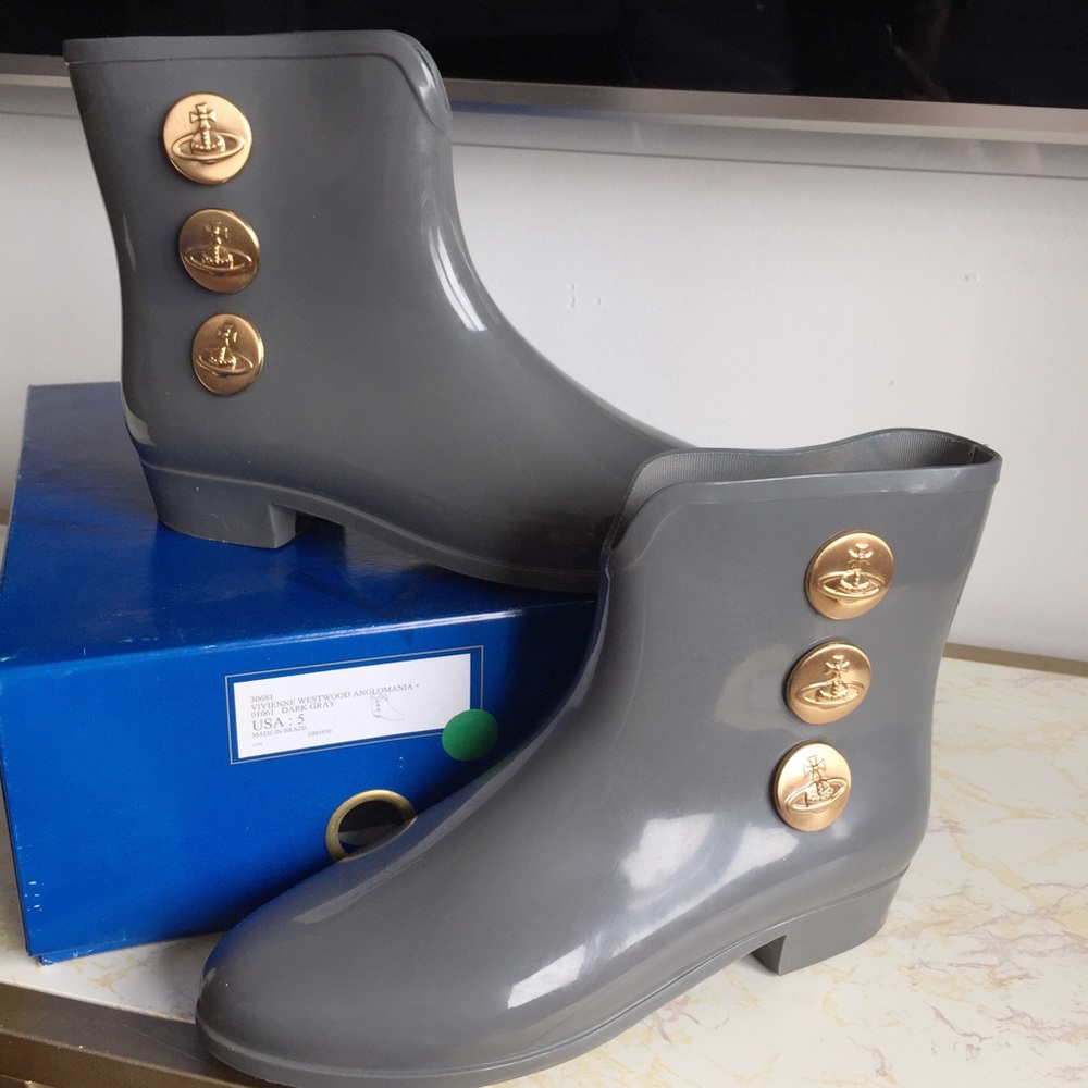 VIVIENNE WESTWOOD ANGLOMANIA + MELISSA Rain Boot