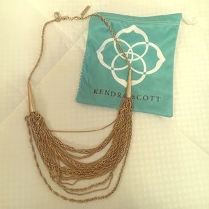 Kendra Scott Gold Statement Necklace