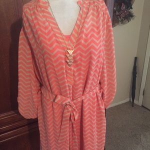 Tacera Cute Chevron dress