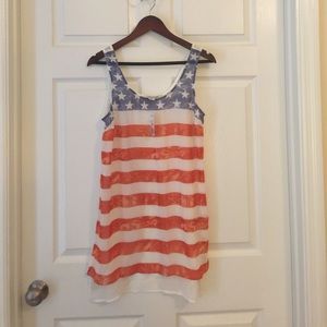American flag tunic