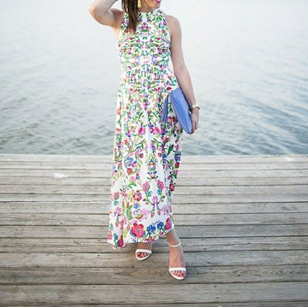 Cynthia Steffe Sydney Floral-Print High-Low Dress