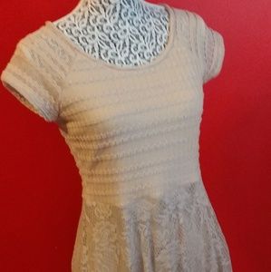 Nude-Colored Swing Dress