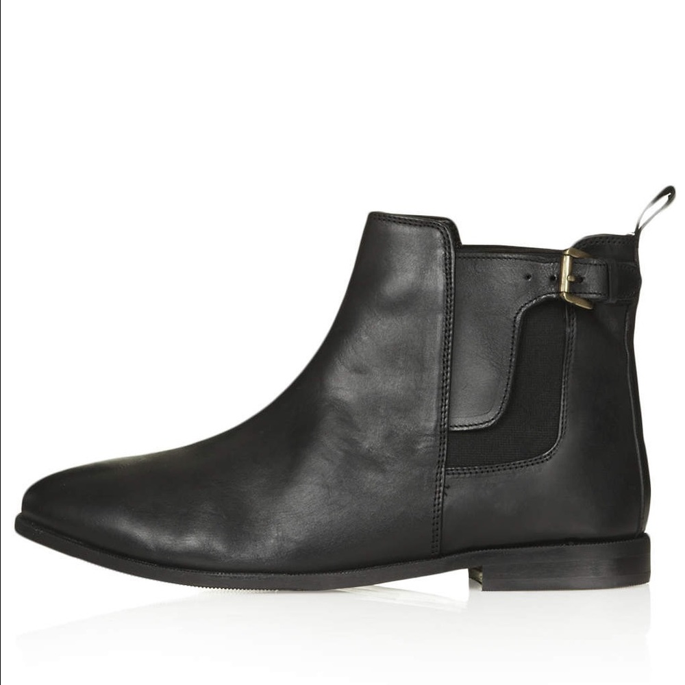 Topshop Black Chelsea Bootie - Like New