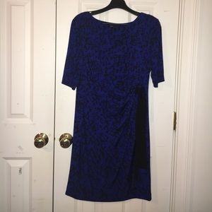Beautiful blue and black dress