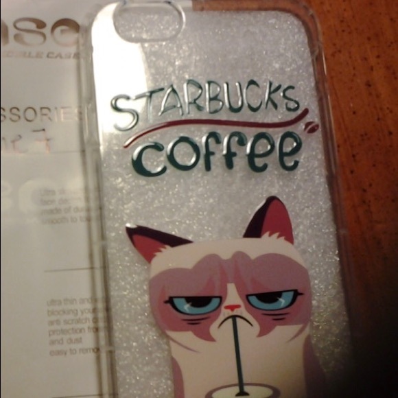 ❗️LAST 1❗️💥BNWT Grumpy Cat Starbucks iPhone Case - Picture 3 of 3