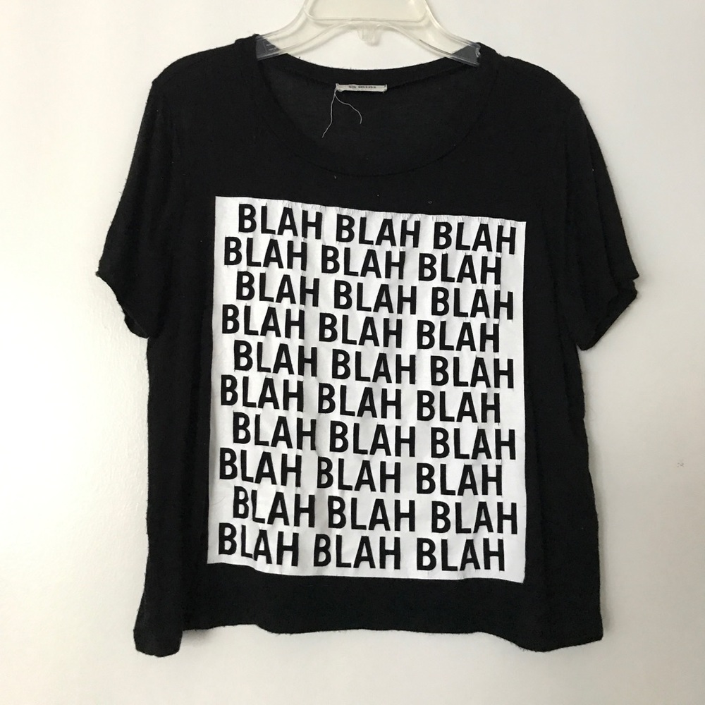 Girls blah blah tee