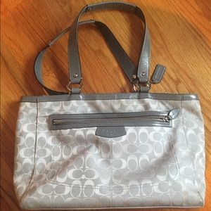 Grey Coach Tote