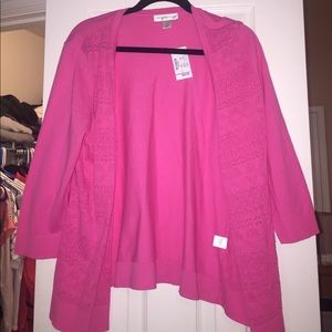 BNWT pink cardigan