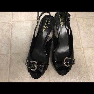 Cole Haan sling backs with peep toe- JUST REDUCED!