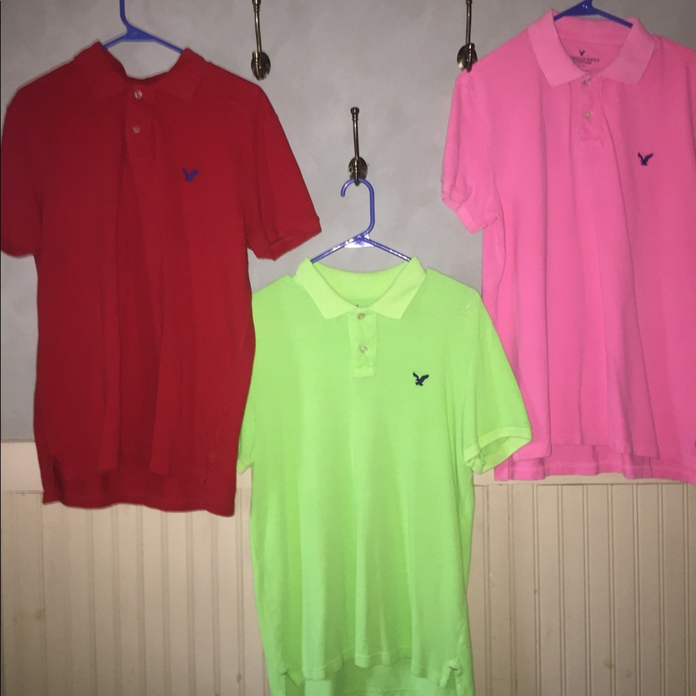 American Eagle Polo's shirt Bundle