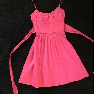 Hot pink summer dress!