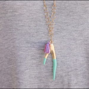 ‼️LAST ONE Antler w/ Fringe Earrings Set