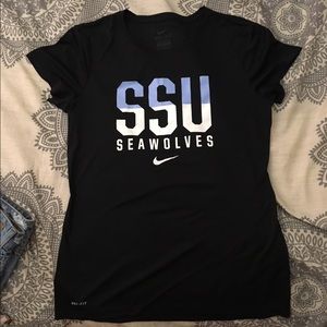 BRAND: NIKE dri fit workout top