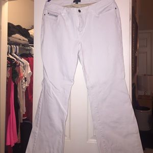 Bootcut white jeans from Metroblues