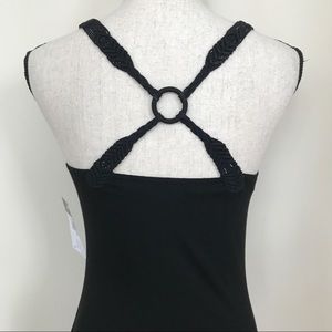 LRCSLMD Lauren RL Crotchet Straps Long Maxi Dress