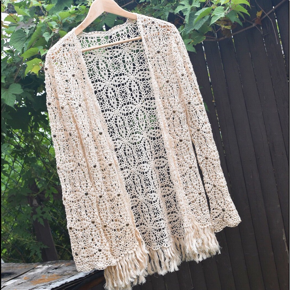 Crochet gown