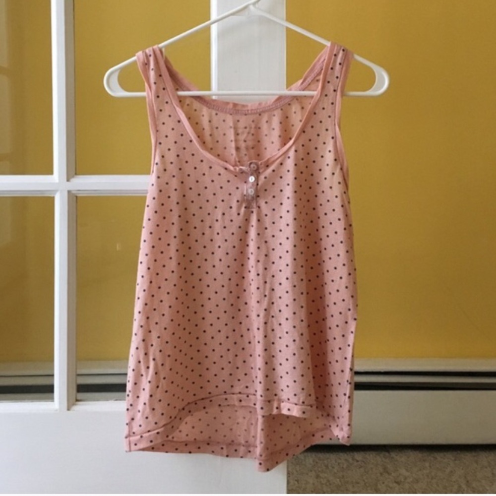 American Eagle polka dot tank