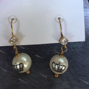 Juicy Couture Pearl Drop Earrings