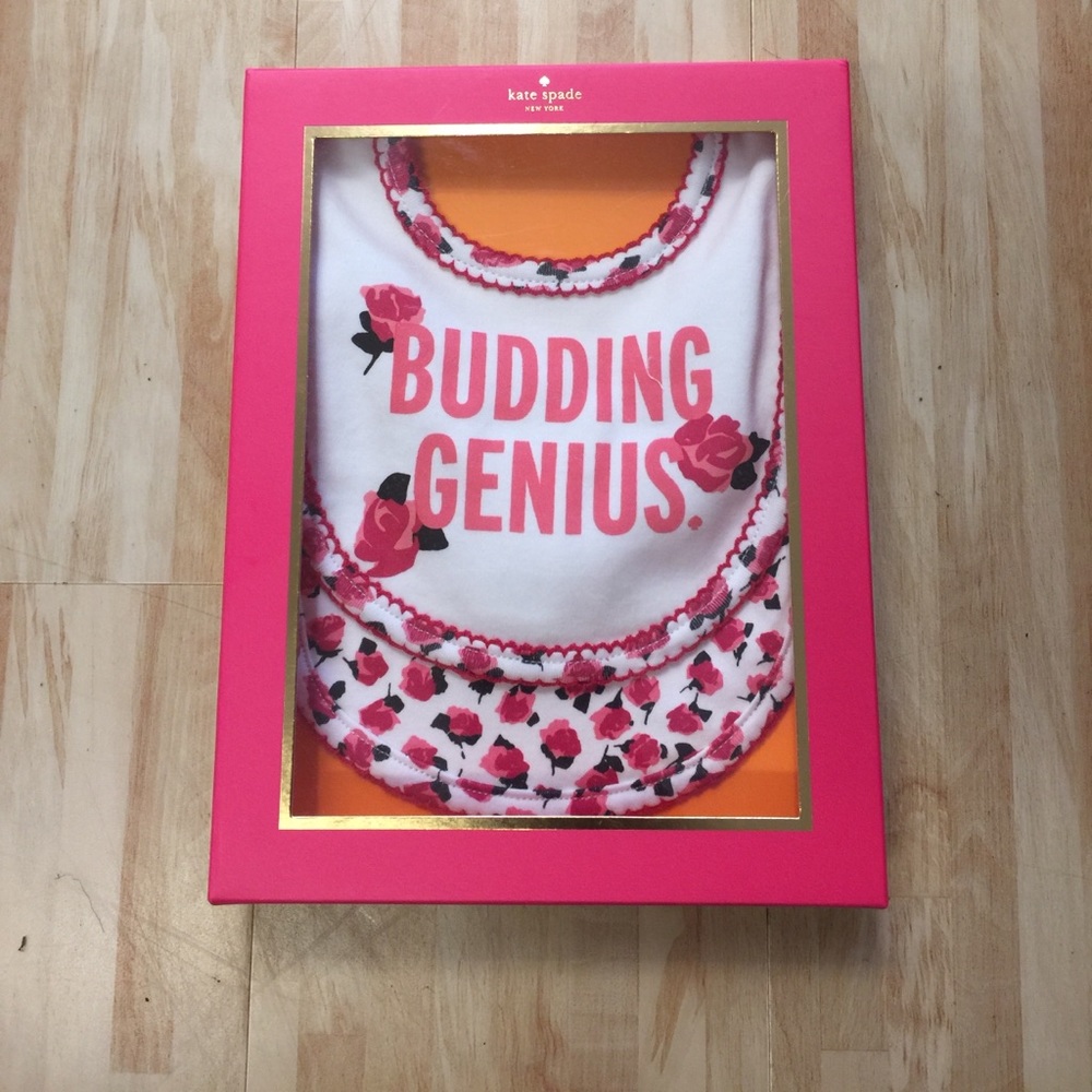 Kate Spade Budding Genius Bibs