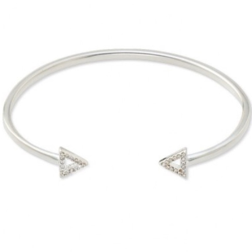 Stella and Dot silver pave arrow cuff