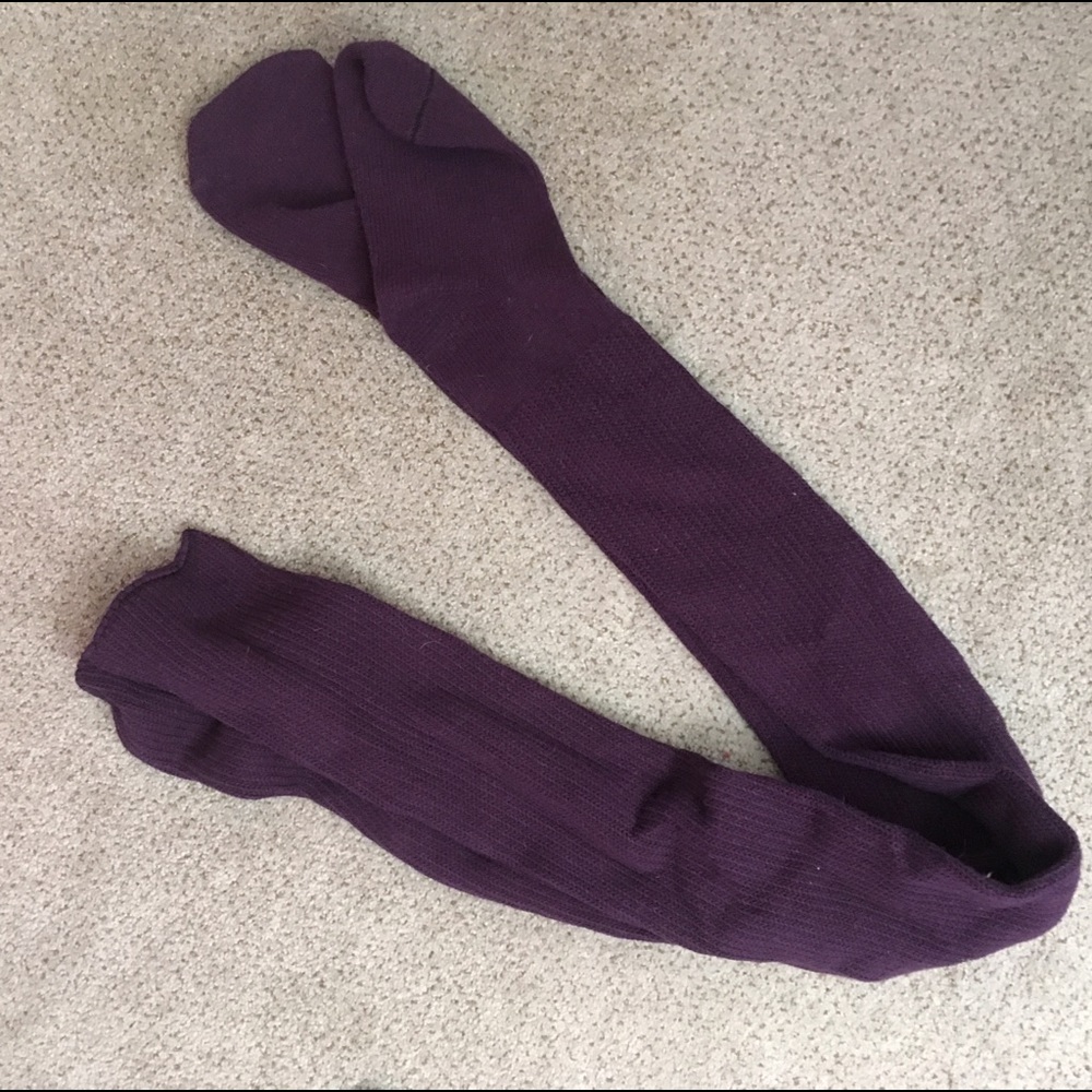 Plum thigh high socks- hold for jennacitas73