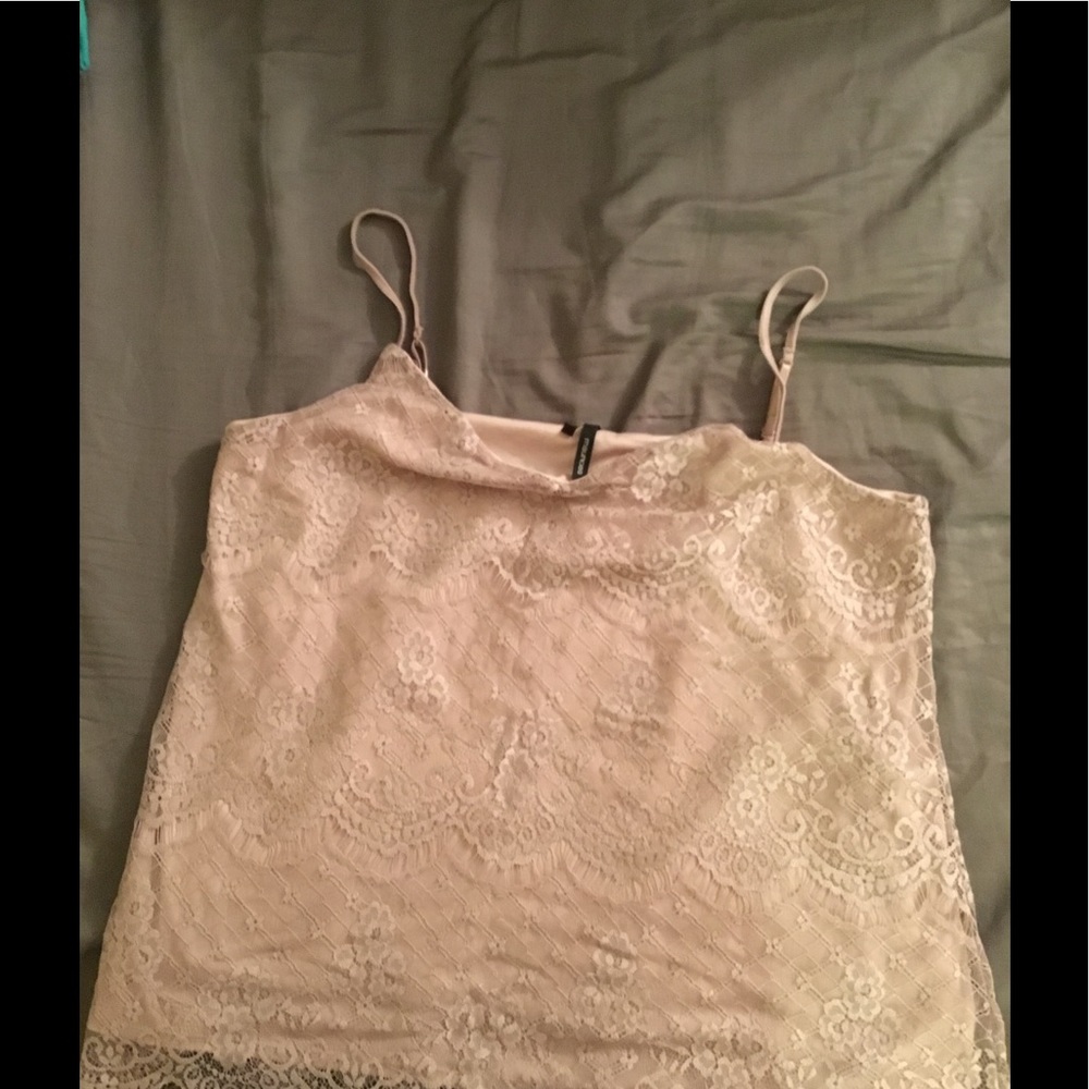 Nude Lace Tank