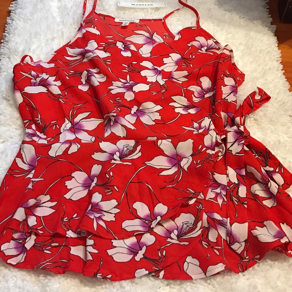 Monteau wrap around blouse