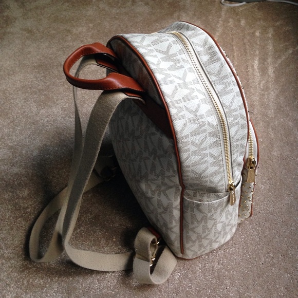 Michael Kors Large Studded Signature PVC Backpack