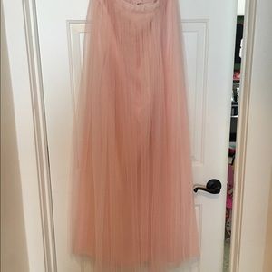 Size 18 Louise Tulle skirt Bhldn Blush