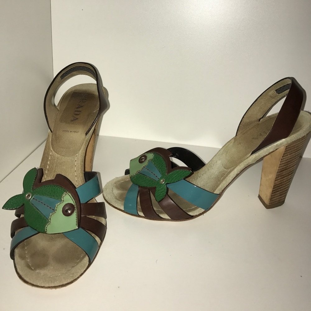 Prada fish sandals size 37.5 - Picture 1 of 6