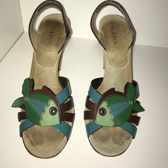 Prada fish sandals size 37.5 - Picture 2 of 6