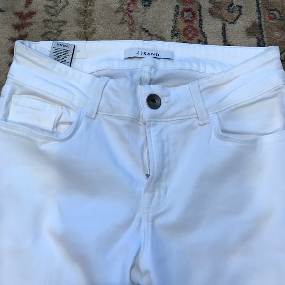 J brand white bell bottom jeans size 27 - Picture 2 of 7