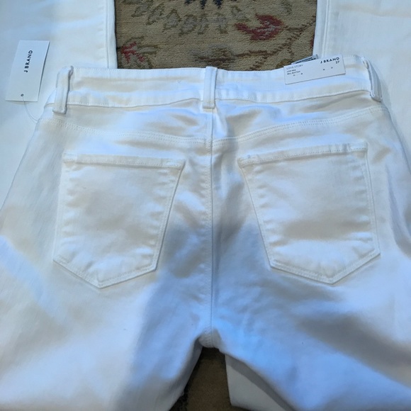 J brand white bell bottom jeans size 27 - Picture 3 of 7