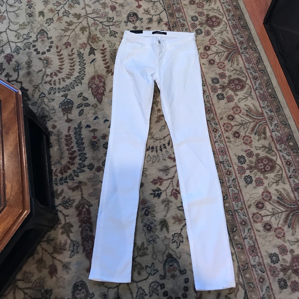 J brand white skinny jeans