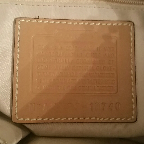 AUTHENTIC leather Coach bag - Picture 4 of 4