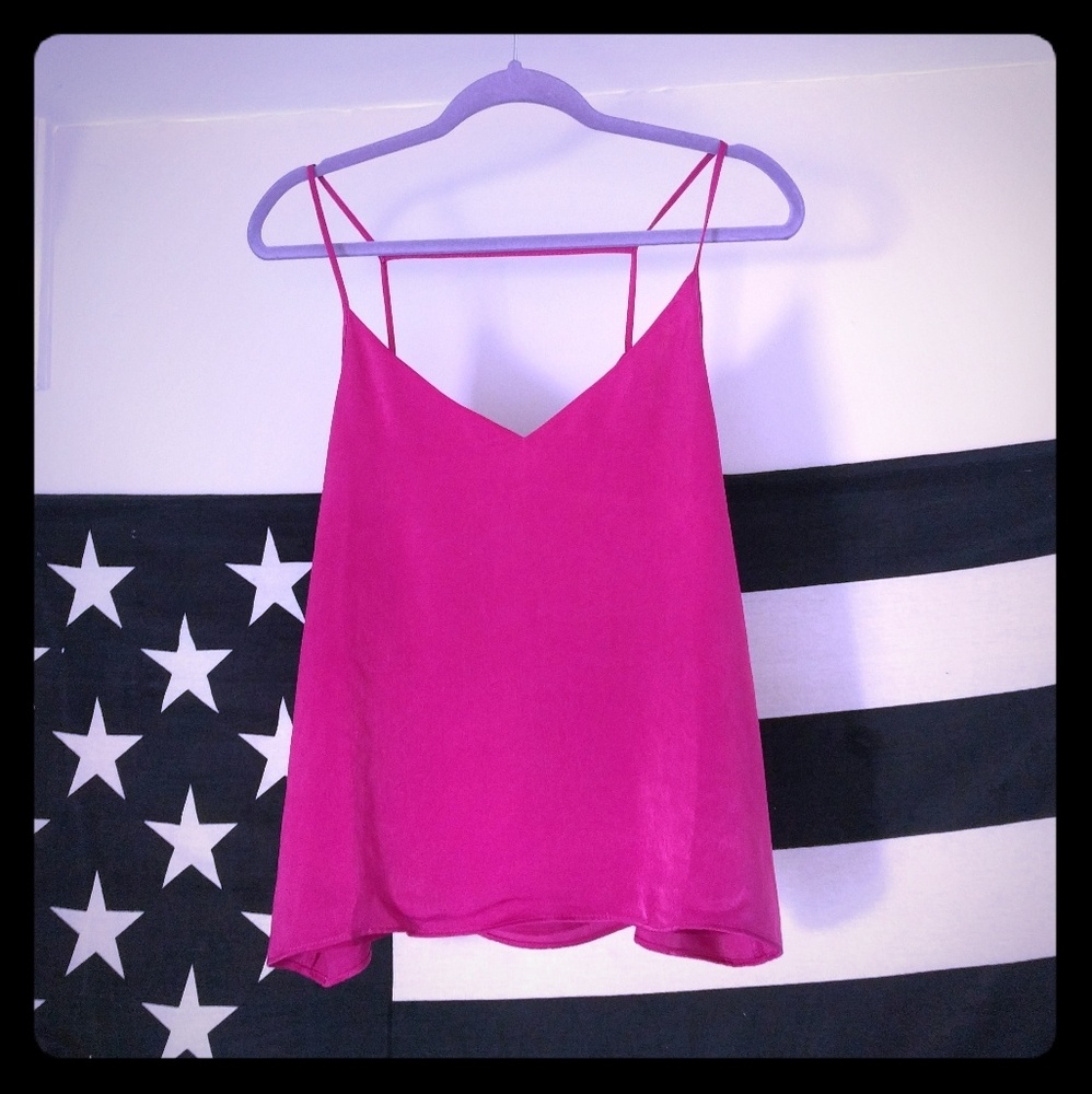 Pink camisole top