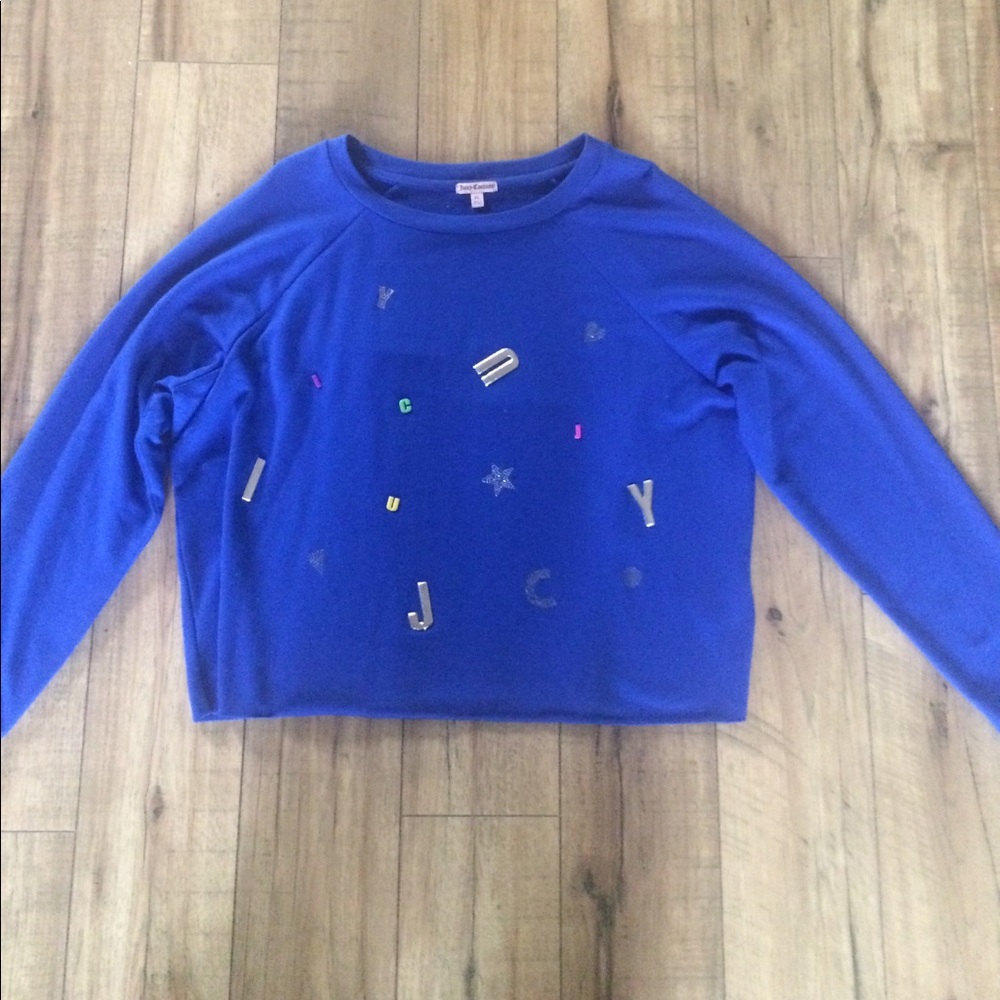 Juicy couture cropped top / sweatshirt