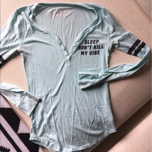 PINK long sleeve tee