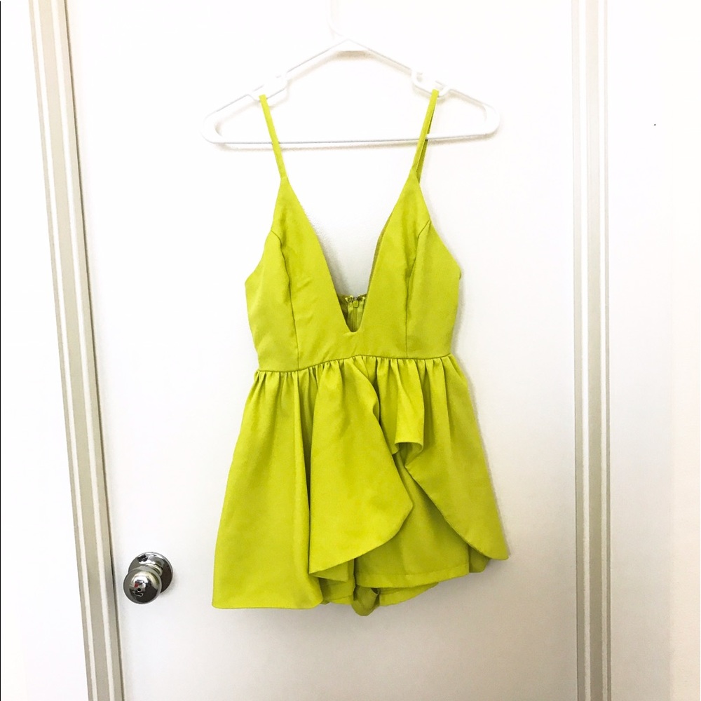 TigerMist Lime Playsuit