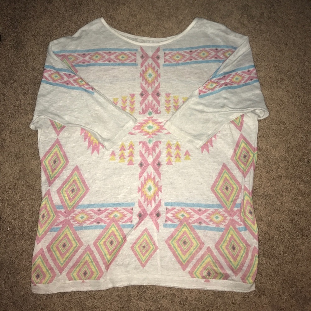 Aztec top! Worn once