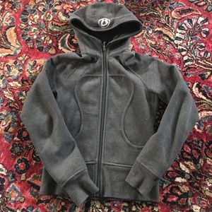 Lululemon scuba hoodie size 4 gray