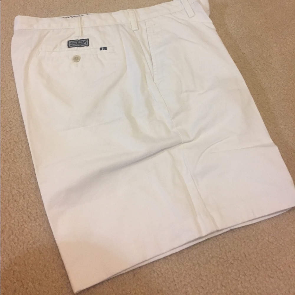 Men's white shorts