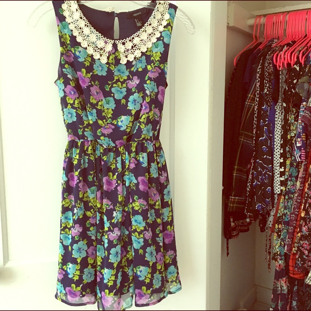 Chiffon Floral Dress